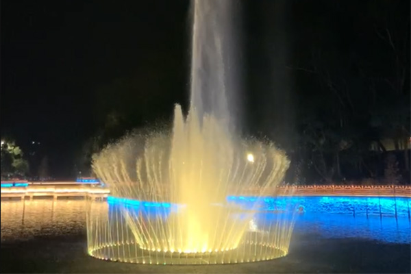 Small music fountain In Zhuhai Real Effect