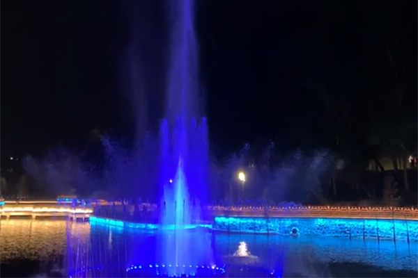 Small music fountain In Zhuhai Real Effect