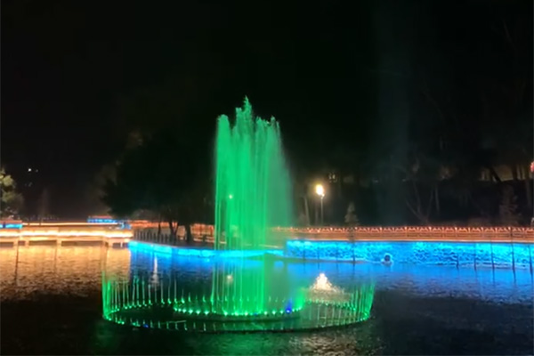 Small music fountain In Zhuhai Real Effect