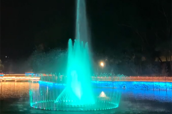 Small music fountain In Zhuhai Real Effect