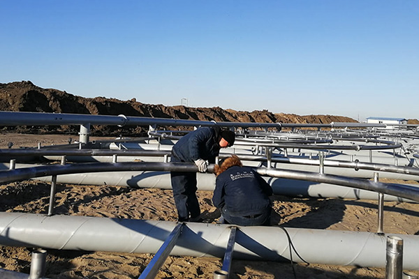 Water Screen Project In Pakistan Installation